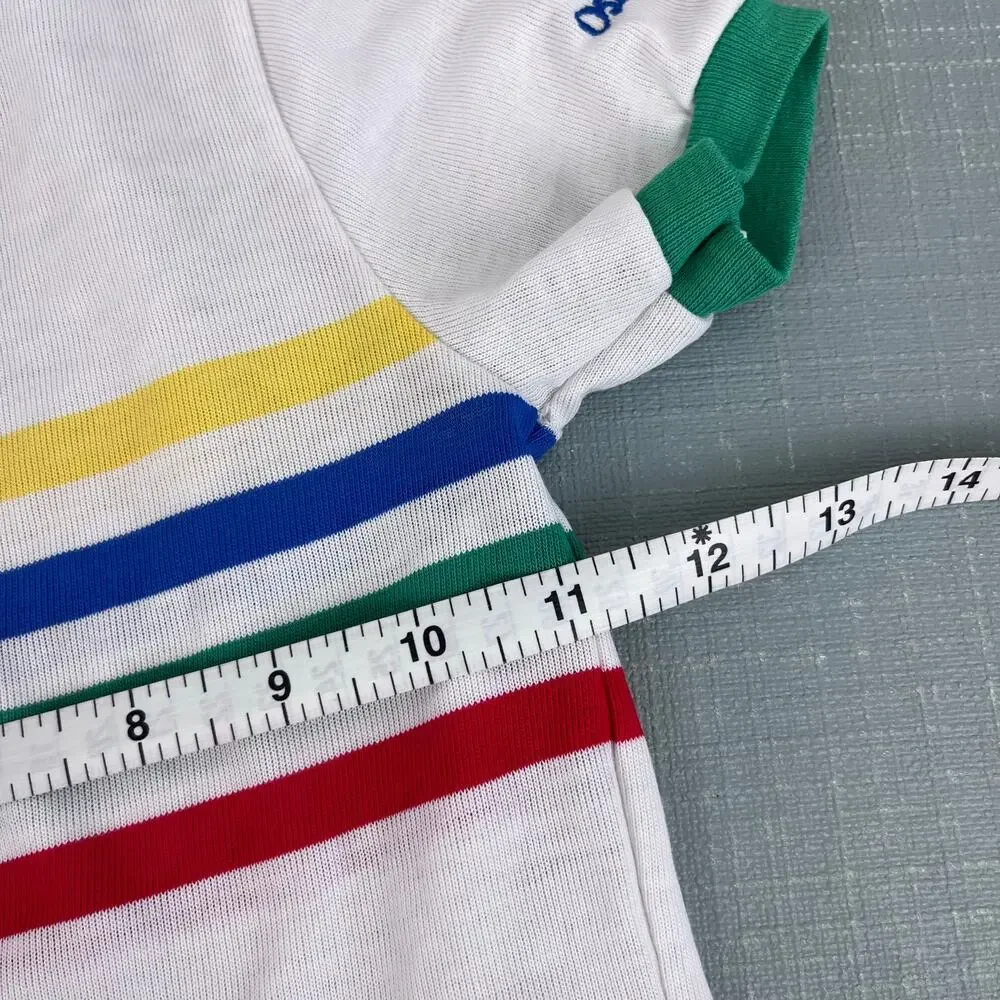 Vintage OshKosh B'gosh Colorful Striped T-Shirt 7 USA